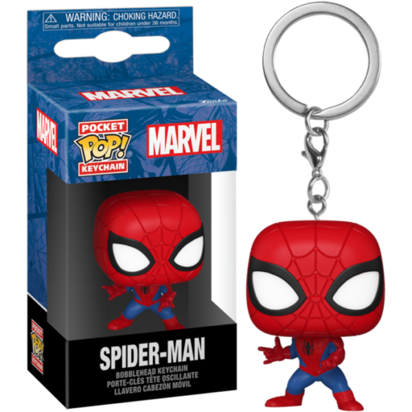 Μπρελόκ Funko Pocket POP! Marvel - Spider-man (Bobblehead)