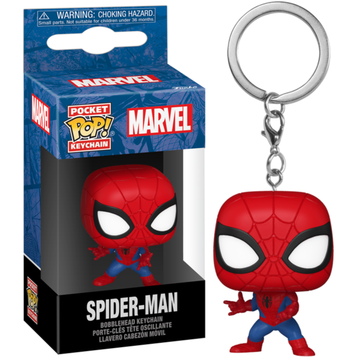 Μπρελόκ Funko Pocket POP! Marvel - Spider-man (Bobblehead)
