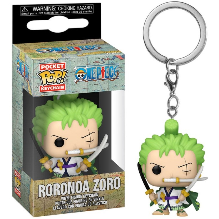 Μπρελόκ Funko Pocket POP! One Piece - Roronoa Zoro (Zorojuro)