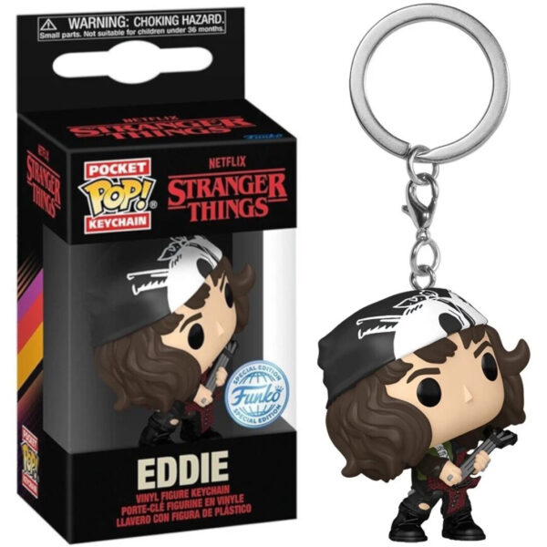 Μπρελόκ Funko Pocket POP! Stranger Things - Eddie