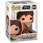 Φιγούρα Funko POP! Star Wars The Mandalorian – Peli Motto with Grogu (Bobblehead) #665 box