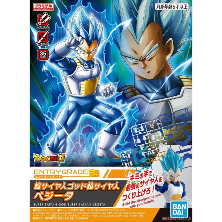 Dragon Ball - Entry Grade Model Kit Vegeta Super Saiyan Blue