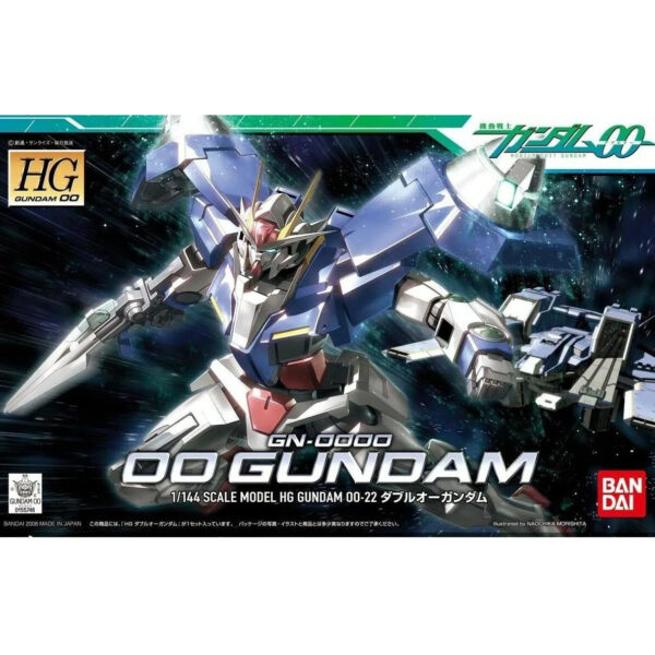 Gundam - High Grade Gunpla Model Kit Gundam 00 GN-0000 1-144