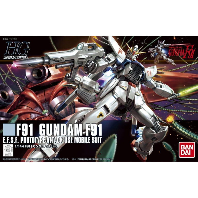 Gundam - High Grade Gunpla Model Kit Gundam F91 1-144