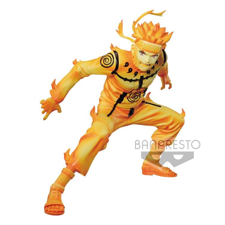 Naruto Shippuden - Banpresto Vibration Stars - Uzumaki Naruto (Nine-Tails Chakra Mode) Figure (15cm) (18597)