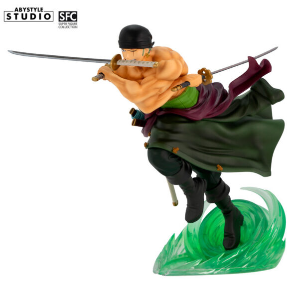 One Piece – Roronoa Zoro (Three Sword Style) Statue (18cm) (ABYFIG091)