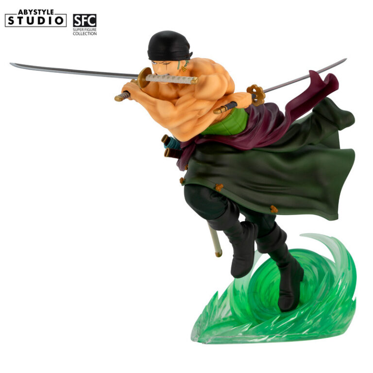 One Piece – Roronoa Zoro (Three Sword Style) Statue (18cm) (ABYFIG091)