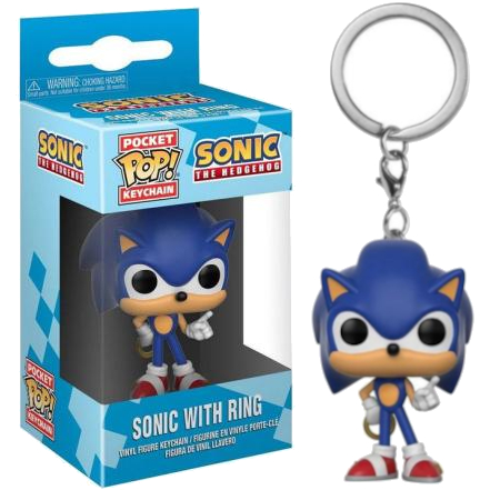 Μπρελόκ Funko Pocket POP! Sonic the Hedgehog - Sonic with Ring