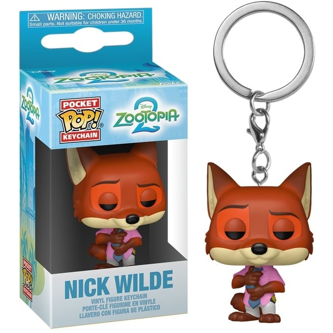 Μπρελόκ Funko Pocket POP! Zootopia 2 - Nick Wilde