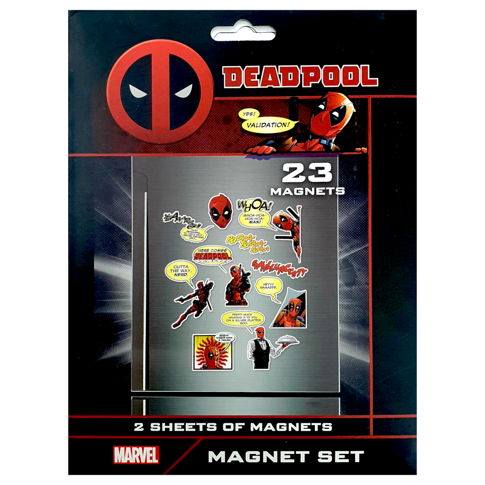 Σετ Μαγνητάκια Marvel - Deadpool (23pcs)