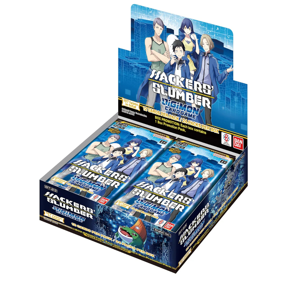 Digimon Card Game Hackers Slumber Booster Box (BT23) (24 packs)