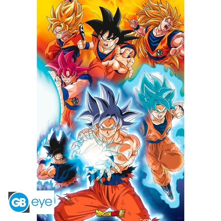 Dragon Ball - Goku Transformations - Αφίσα 61x91cm