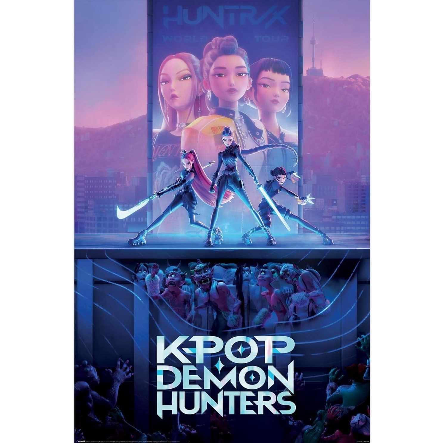 Kpop Demon Hunters - Huntrix on Stage - Αφίσα 61x91cm