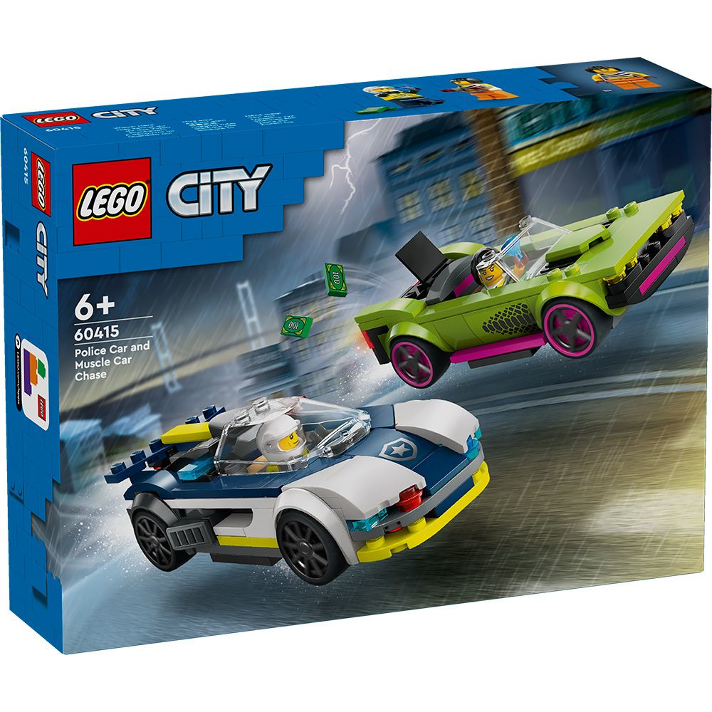 Lego City - Police Car and Muscle Car Chase 60415