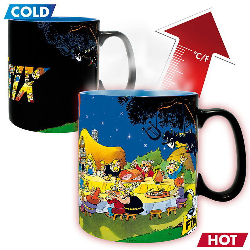 Mug Heat Change Asterix Banquet 460ml
