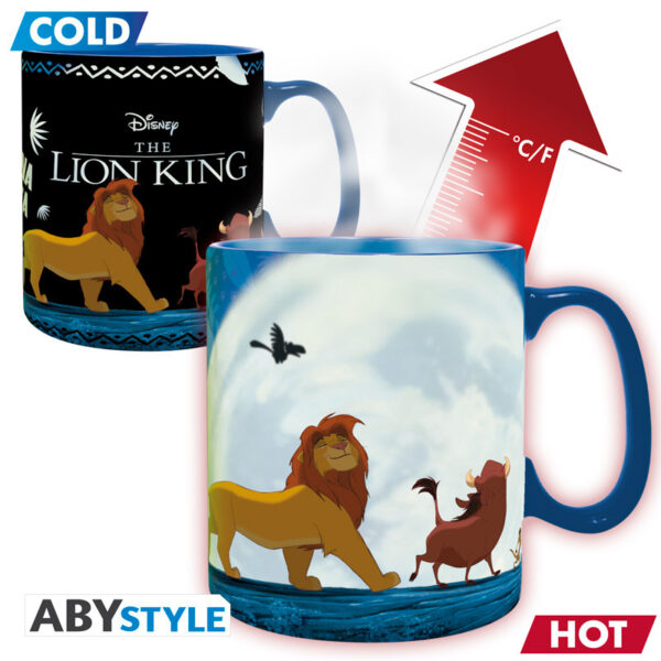 Mug Heat Change Disney - The Lion King Hakuna Matata 460ml