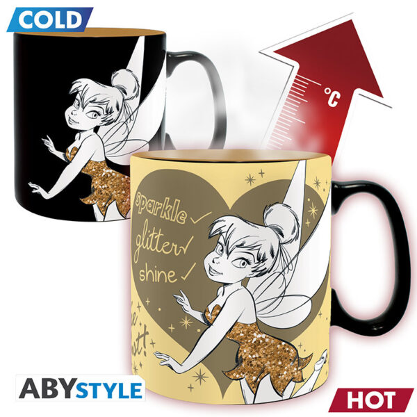 Mug Heat Change Disney - Tinkerbell (460ml)