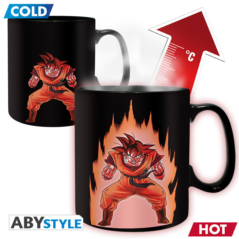 Mug Heat Change Dragon Ball - Goku and Shenron (460ml)