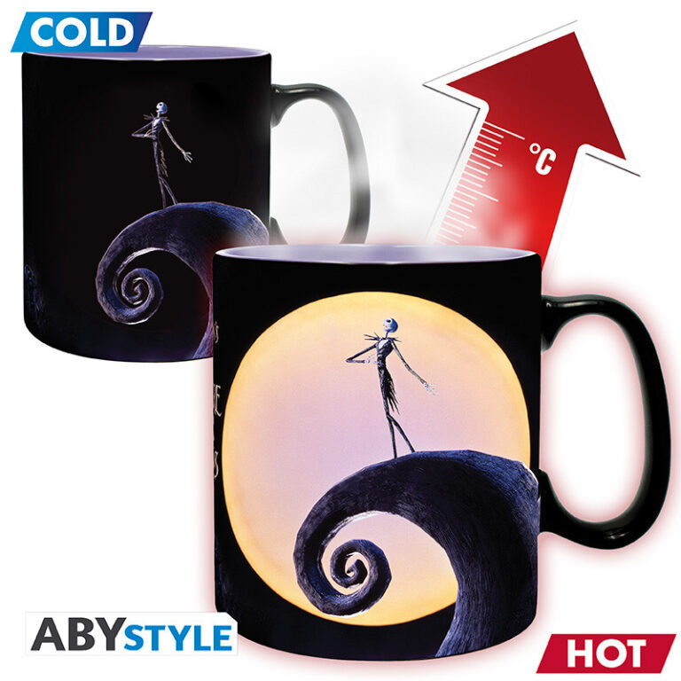 Mug Heat Change Nightmare Before Christmas - Jack and Lune (460ml)