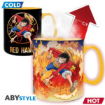Mug Heat Change One Piece - Luffy & Sabo (460ml)