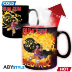 Mug Heat Change One Piece - Luffy Vs Kaido Red Hawk Thunder Bagua (460ml)