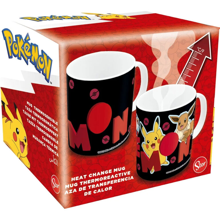 Mug Heat Change Pokemon Pikachu Friends 325ml