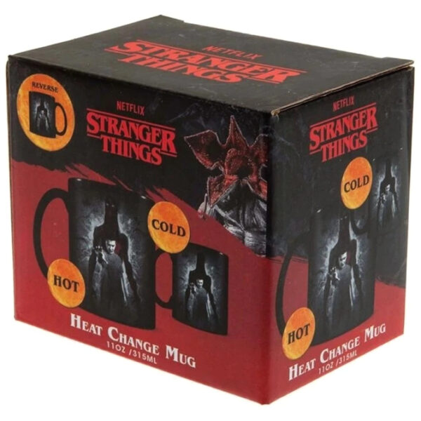 Mug Heat Change Stranger Things - Eleven and Vecna (315ml) Box