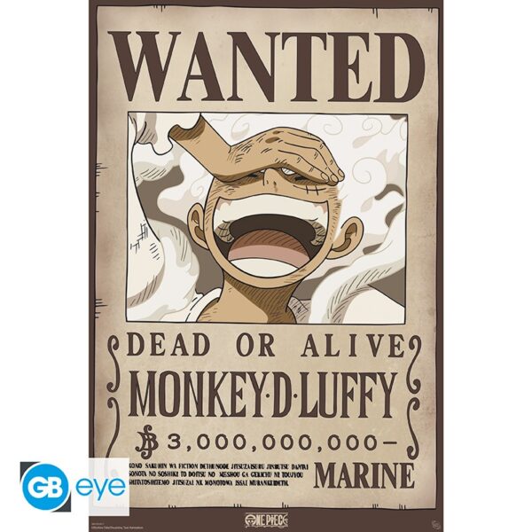 One Piece - Wanted Poster Monkey D. Luffy (Wano) - Αφίσα 61x91