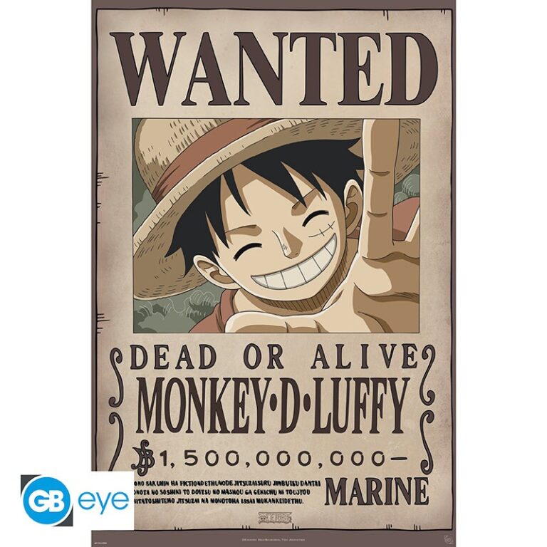 One Piece - Wanted Poster Monkey D. Luffy - Αφίσα 61x91