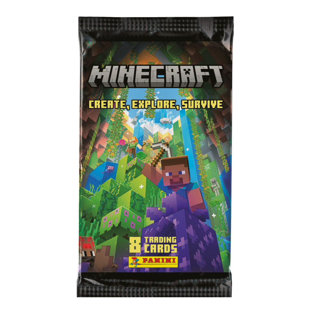 PANINI Minecraft Trading Cards Booster Pack