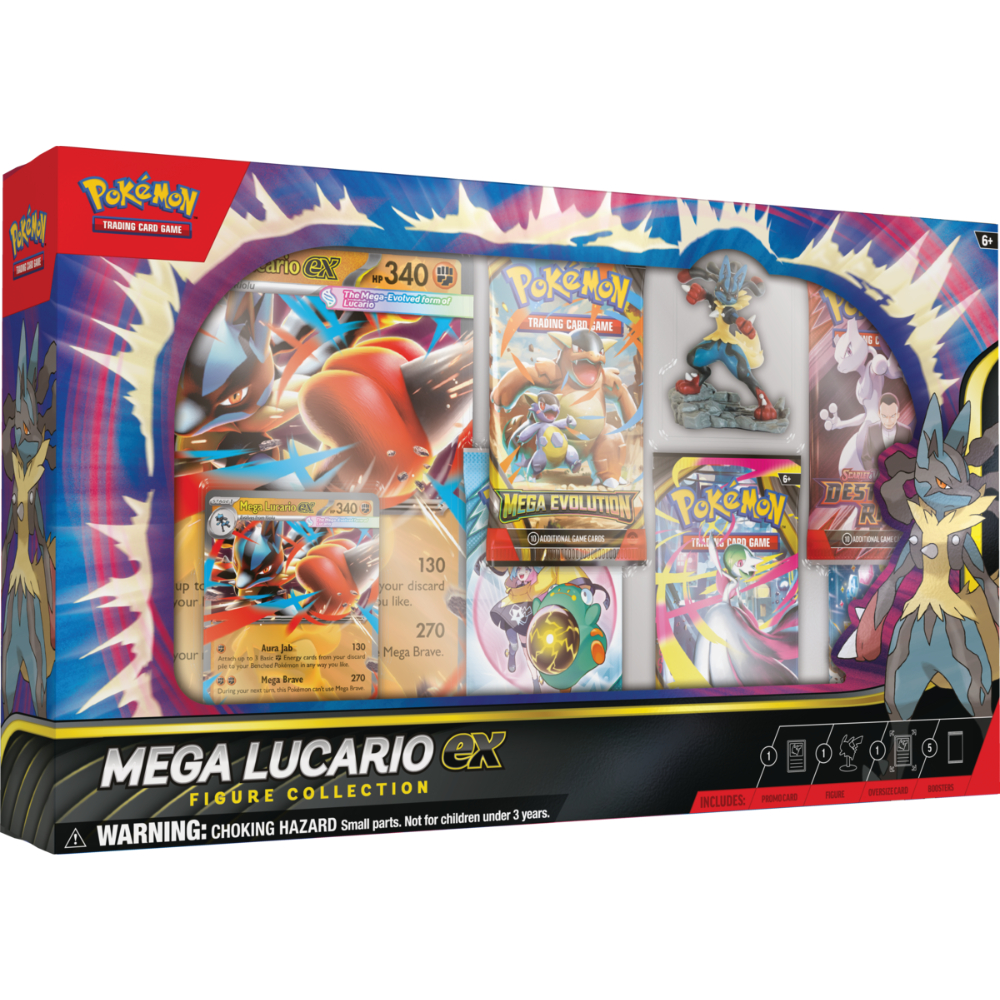 Pokemon TCG Mega Lucario Figure Collection