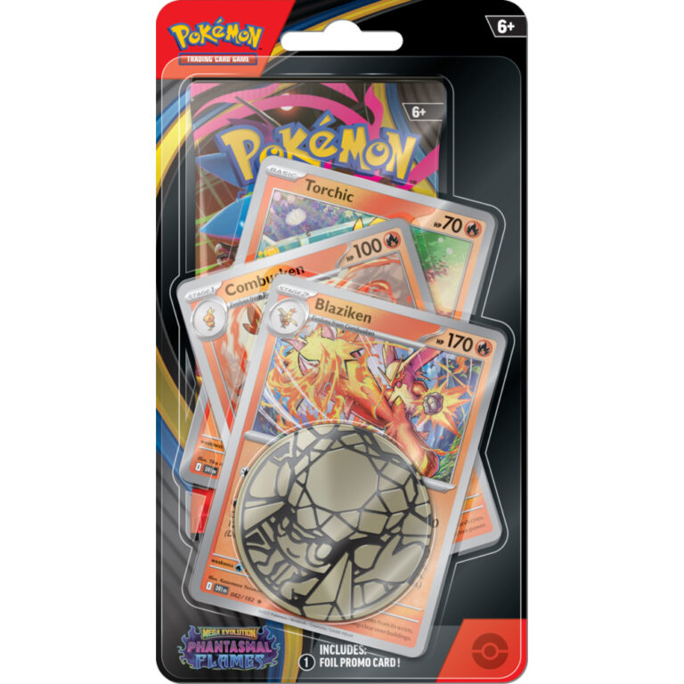 Pokemon TCG Phantasmal Flames Premium Checklane Blister (Blaziken)