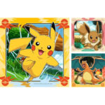 Puzzle 3x49 Pokemon Eevee Charizard Pikachu 1