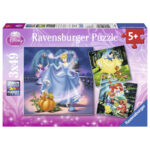 Puzzle 3x49pcs Disney - Princess