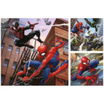 Puzzle 3x49pcs Spiderman Spiderman in Action 1