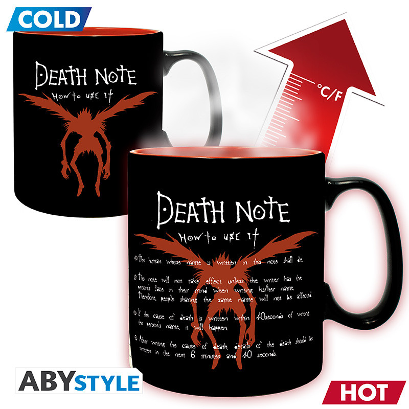 Κούπα Heat Change Death Note - L and Yagami Light (460ml)