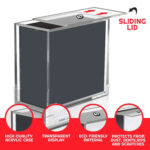 EVORETRO - Pokemon Elite Trainer Box Acrylic Display Case (ETB) 1