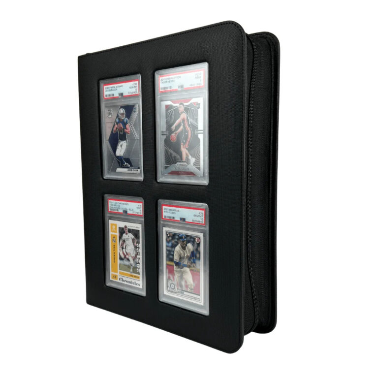 EVORETRO Premium Card Slab Zippered Binder with Window