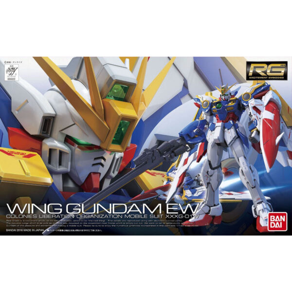 Gundam - Real Grade Gunpla Model Kit XXXG-01W Wing Gundam EW (1-144)