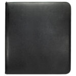 Ultra Pro Vivid Black 12-Pocket Zippered Binder