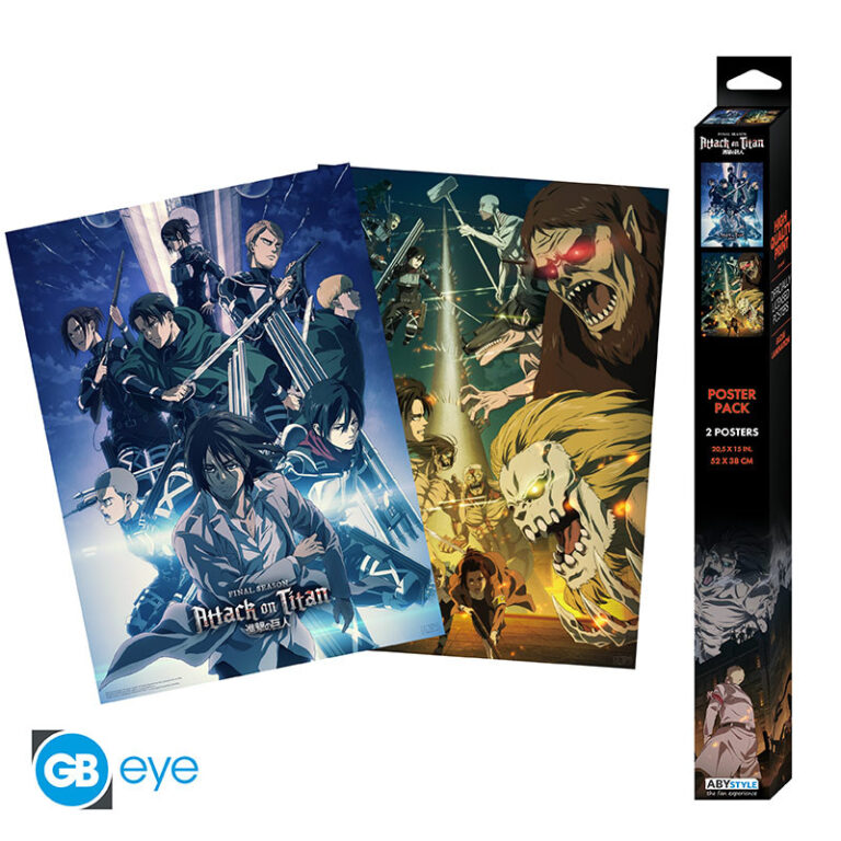 Attack on Titan Poster Set - Season 3 - Αφίσα 38x52 (Σετ 2 Τεμαχίων)