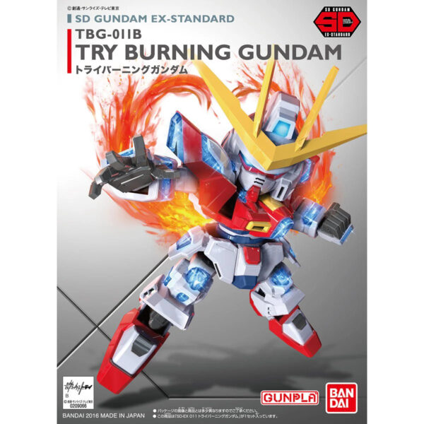Gundam - SD Gunpla Model Kit Gundam Ex-Standard Try Burning