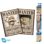 One Piece Poster Set - Luffy and Zoro Wanted Posters - Αφίσα 38x52 (Σετ 2 Τεμαχίων)