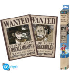 One Piece Poster Set - Mihawk and Sir Crocodile Wanted Posters - Αφίσα 38x52 (Σετ 2 Τεμαχίων)