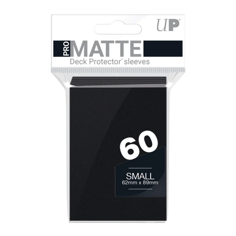 Small Sleeves Matte Ultra PRO - Black (60ct)