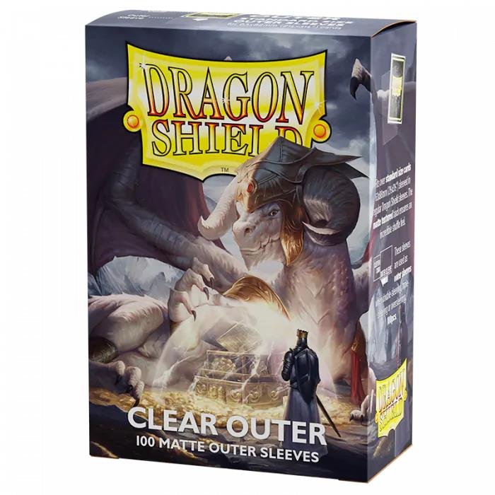 Standard Outer Sleeves Dragon Shield - Clear Matte (100ct)