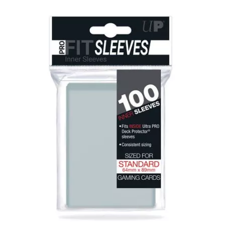 Standard PRO-Fit Inner Sleeves Ultra PRO - Clear (100ct)