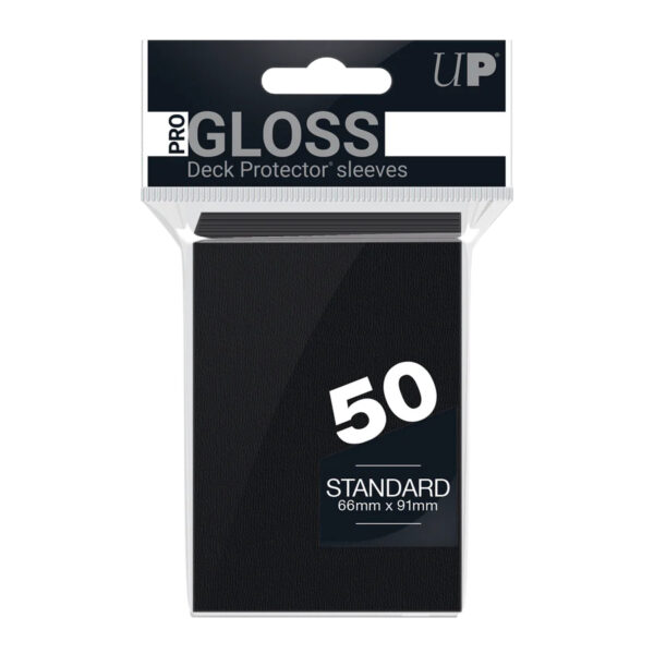 Standard Sleeves Gloss Ultra PRO - Black (50ct)