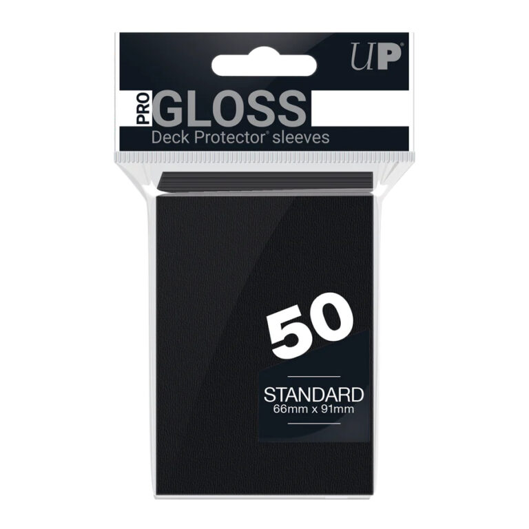 Standard Sleeves Gloss Ultra PRO - Black (50ct)