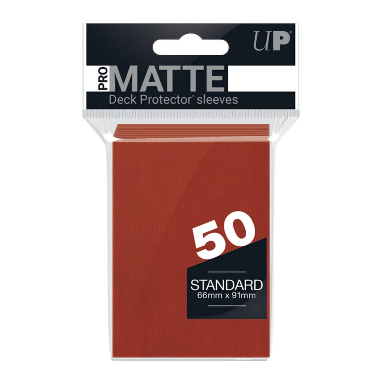 Standard Sleeves Matte Ultra PRO - Red (50ct)